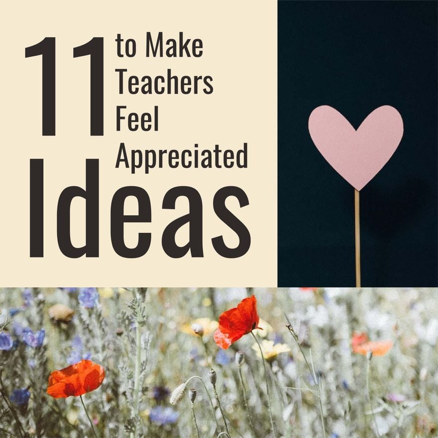 Free Teacher Appreciation Ideas Blog Graphic in Illustrator, PSD, EPS, SVG, JPG, PNG