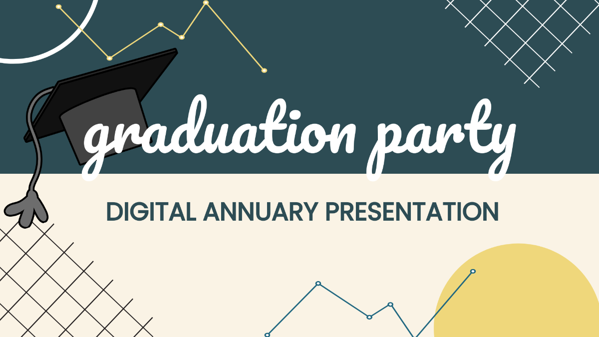 Graduation Party Digital Annuary Presentation Template