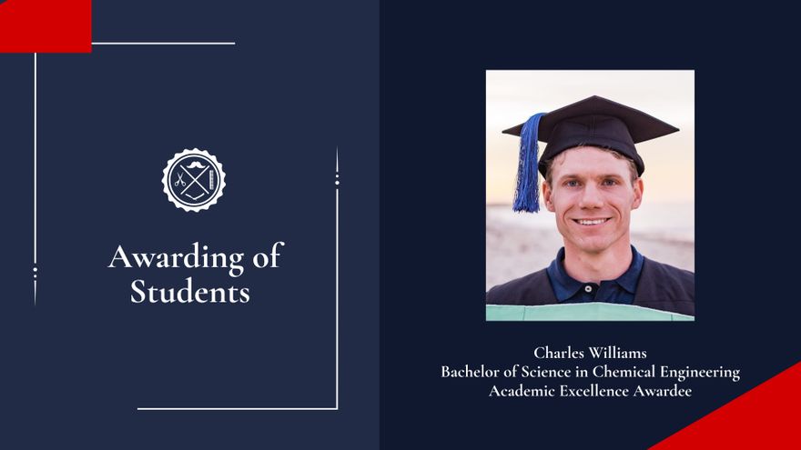 Free College Graduation Party Presentation Template to Edit Online Free College Graduation Party Presentation Template to Edit Online
