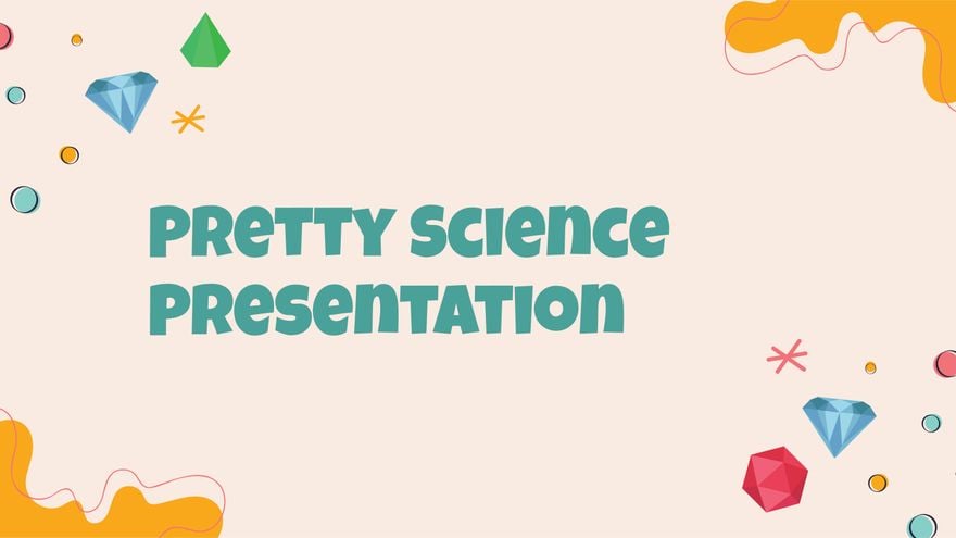 Pretty Science Presentation in PDF, PowerPoint, Google Slides, Apple Keynote