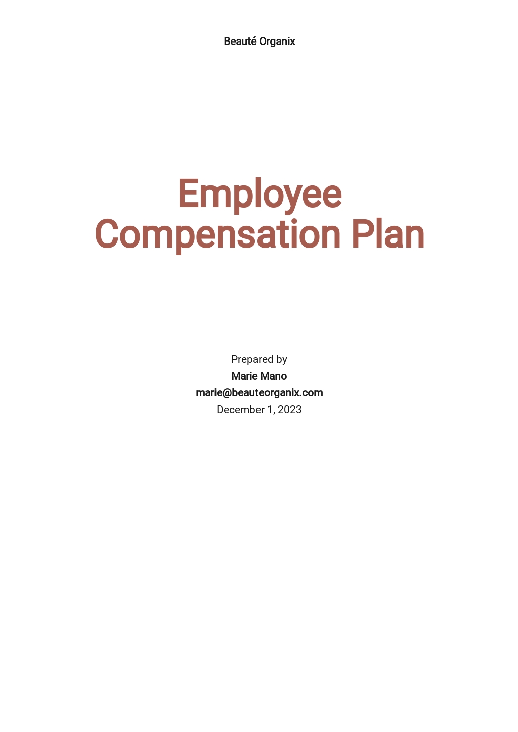Executive Compensation Executive Compensation