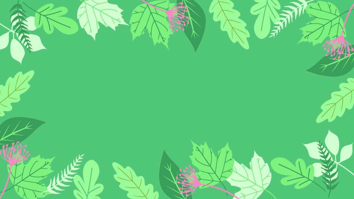 Earth Day Plain Background Template