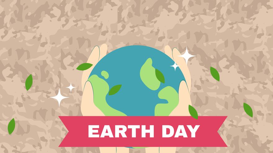 Earth Day Texture Background