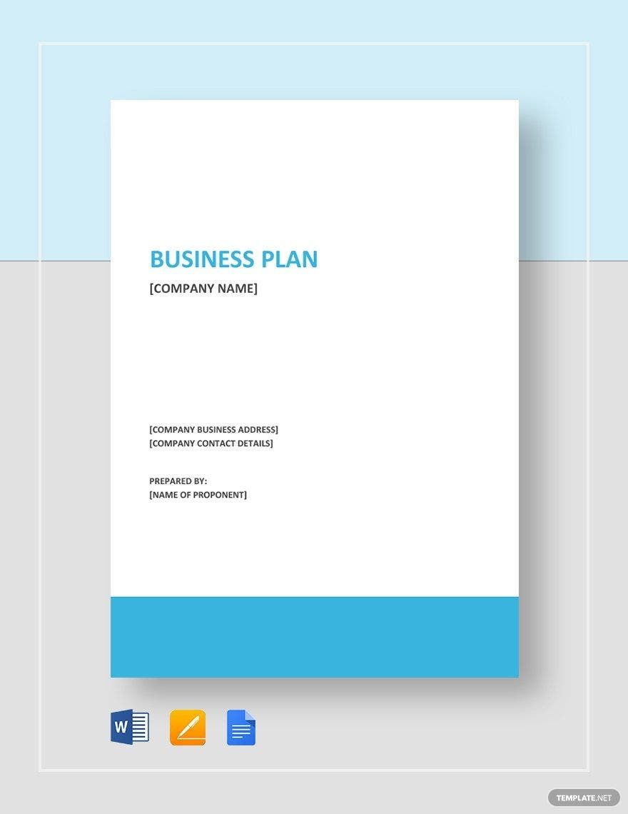 Clothing Store Business Plan Template   Google Docs, Word, Apple ...
