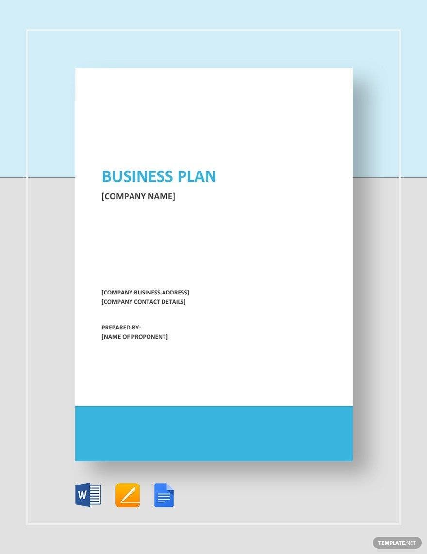 Online Clothing Store Business Plan Template Google Docs, Word, Apple