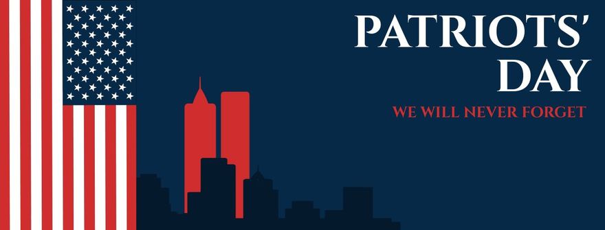 Patriots' Day Facebook Cover Banner