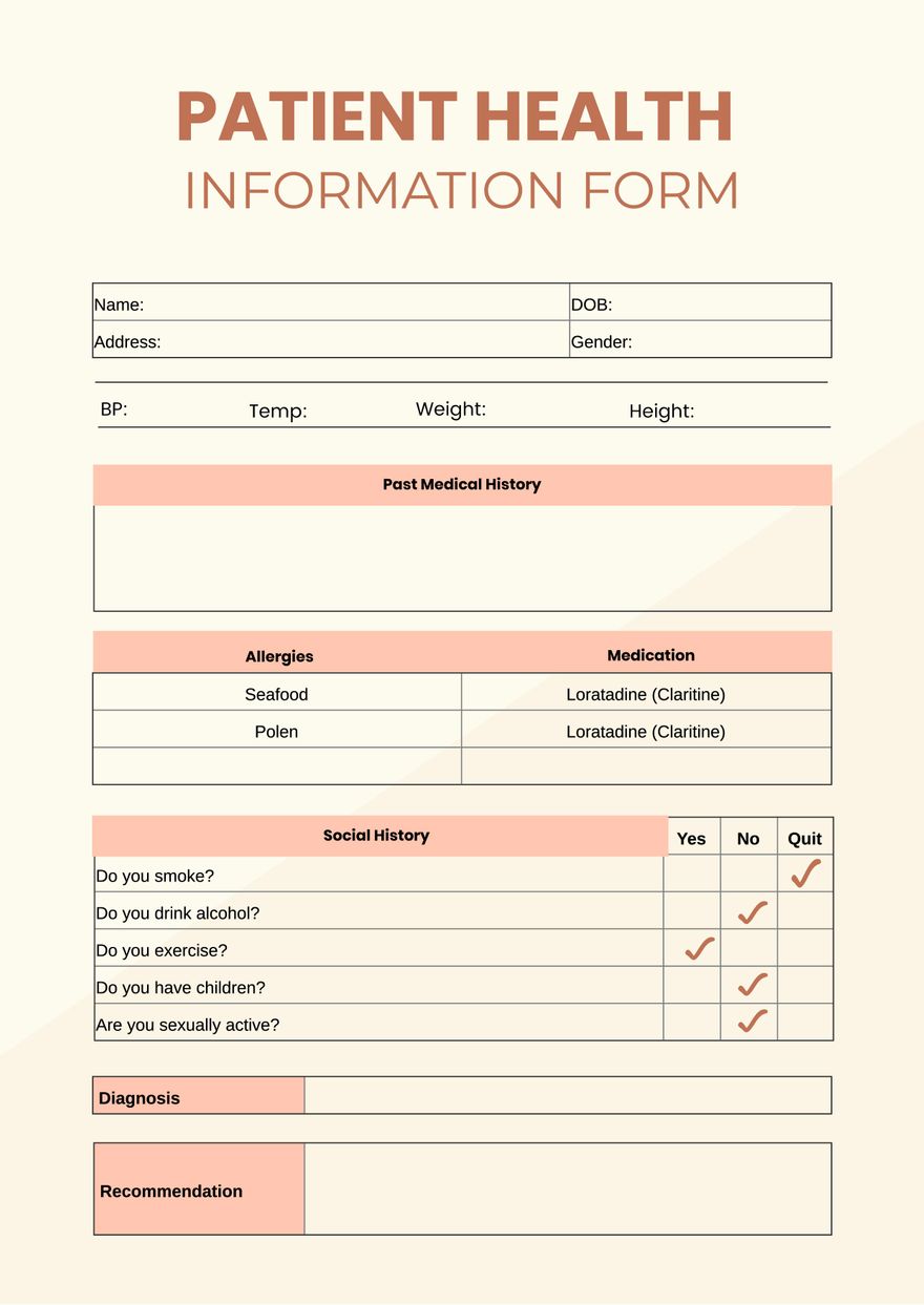 Medical Chart Template 10  Free Sample Example Format Download