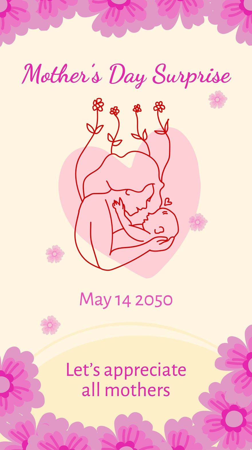 Mother's Day Flyer Background
