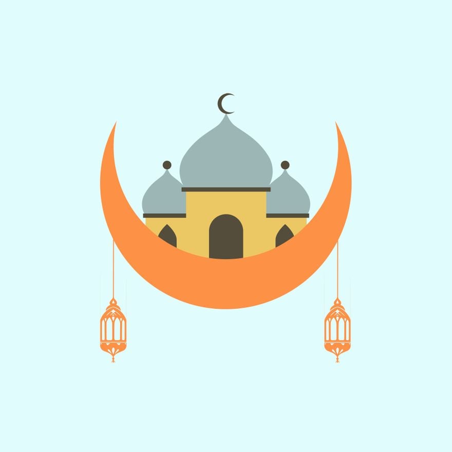 Free Eid al-Fitr Design Clipart in Illustrator, PSD, EPS, SVG, JPG, PNG