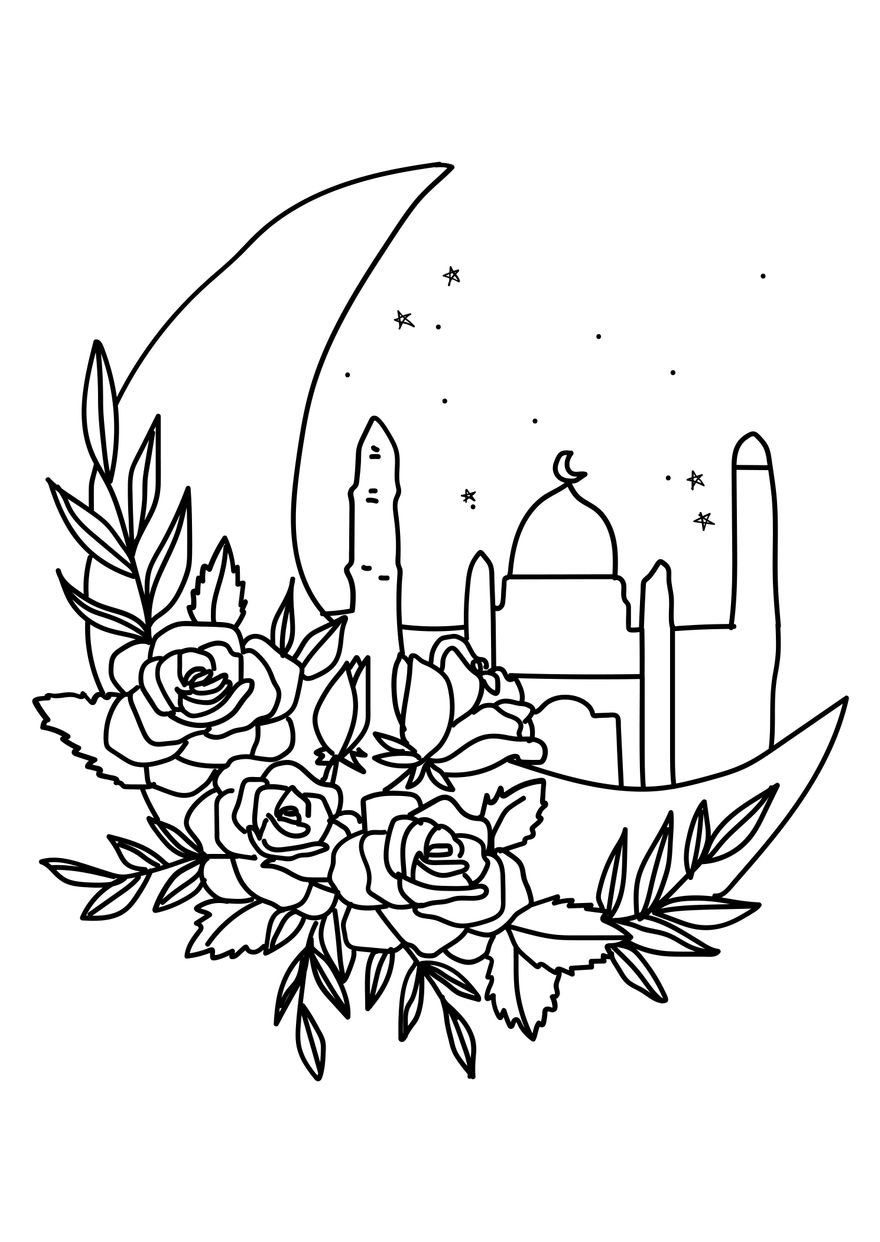 Beautiful Eid al-Fitr Drawing