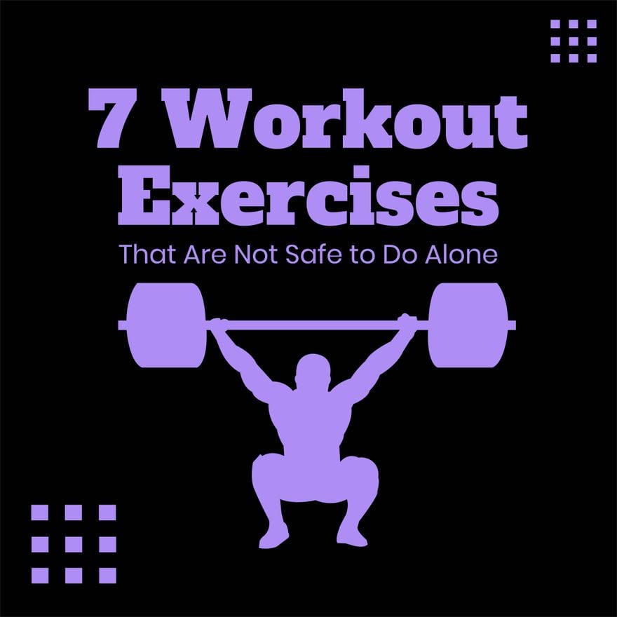 Free Workout Exercise Blog Graphic Template in Illustrator, PSD, EPS, SVG, JPG, PNG