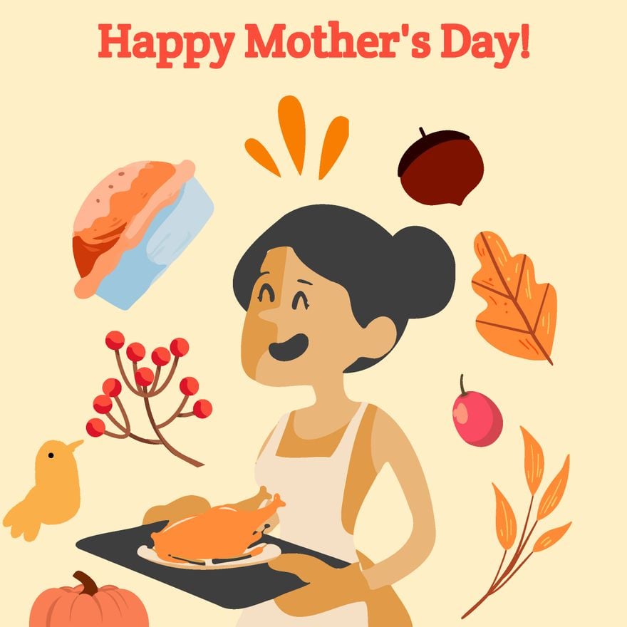 Mother's Day Flat Design Vector