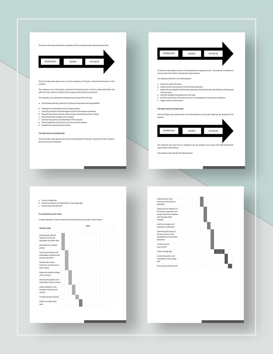 Day Business Plan Template