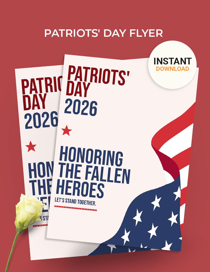 Patriots' Day Flyer