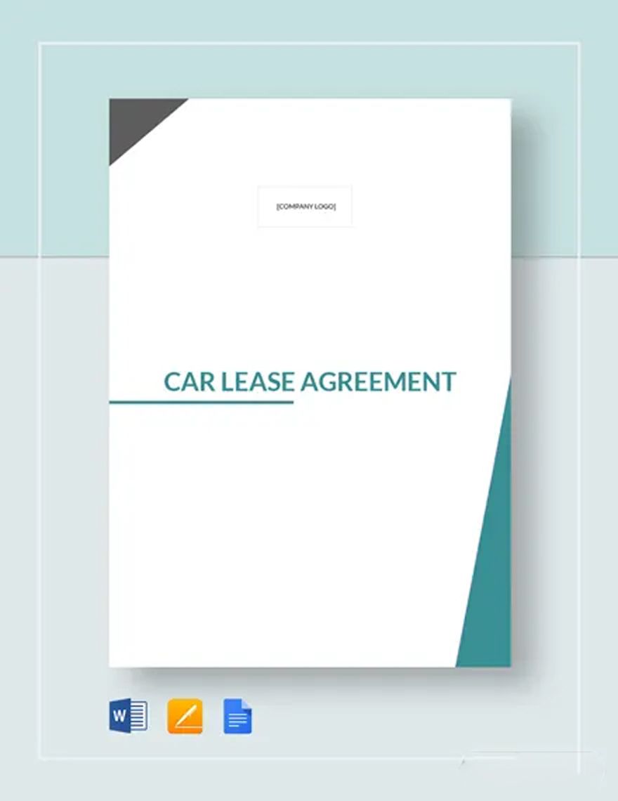 Car Lease Agreement Template