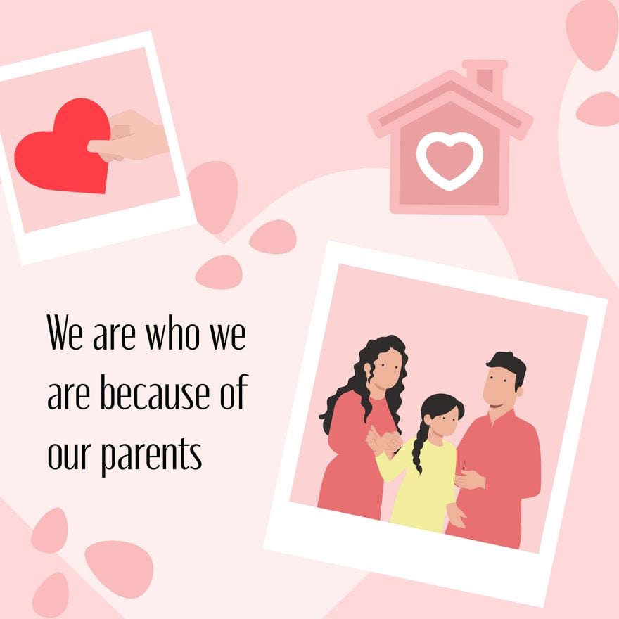 Parents' Day Quote Vector in Illustrator, PSD, EPS, SVG, JPG, PNG