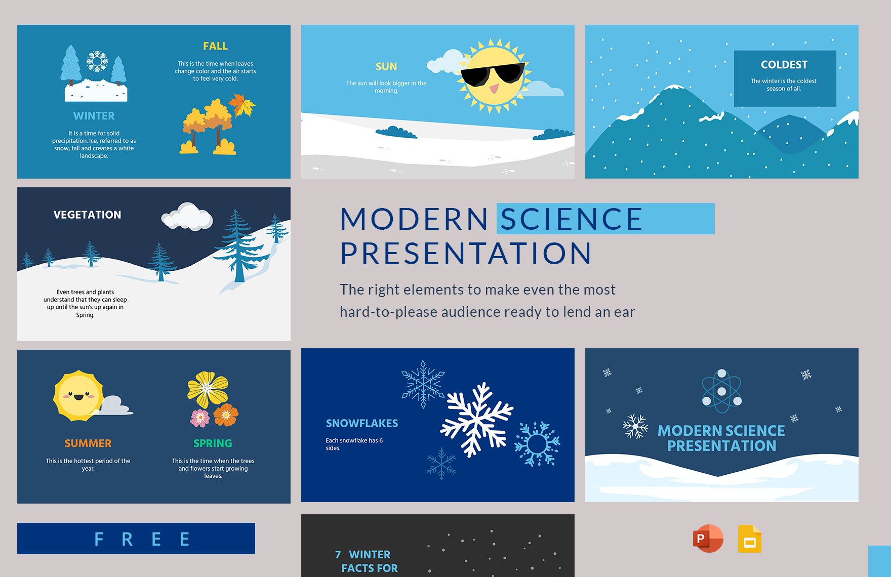 Free Modern Science Presentation