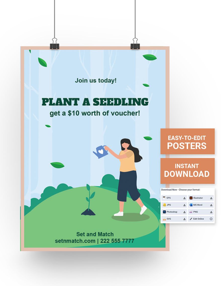 Earth Day Event Poster in Word, Illustrator, PSD, EPS, SVG, JPG, PNG