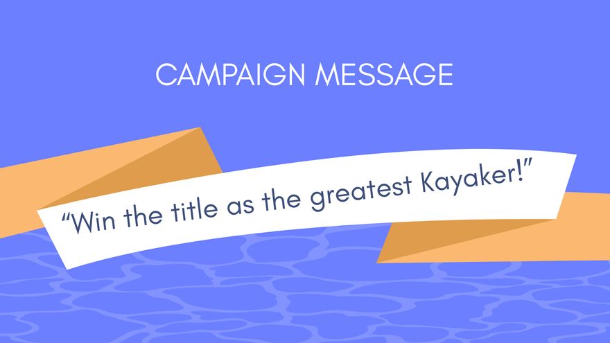 Kayak Adventure Campaign Presentation