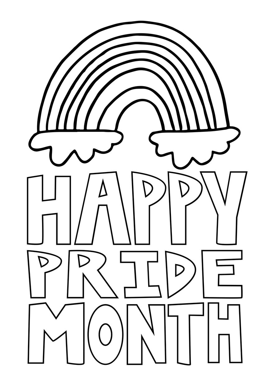 Happy Pride Month Drawing