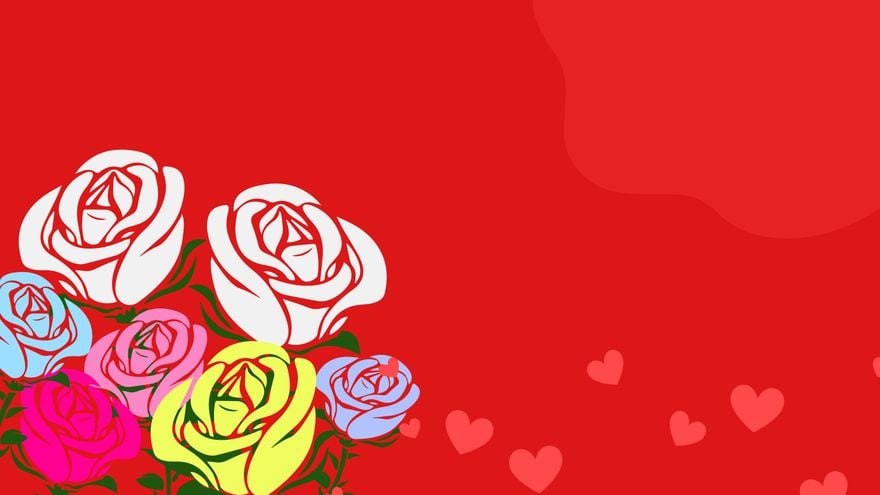 Mother's Day Red Background
