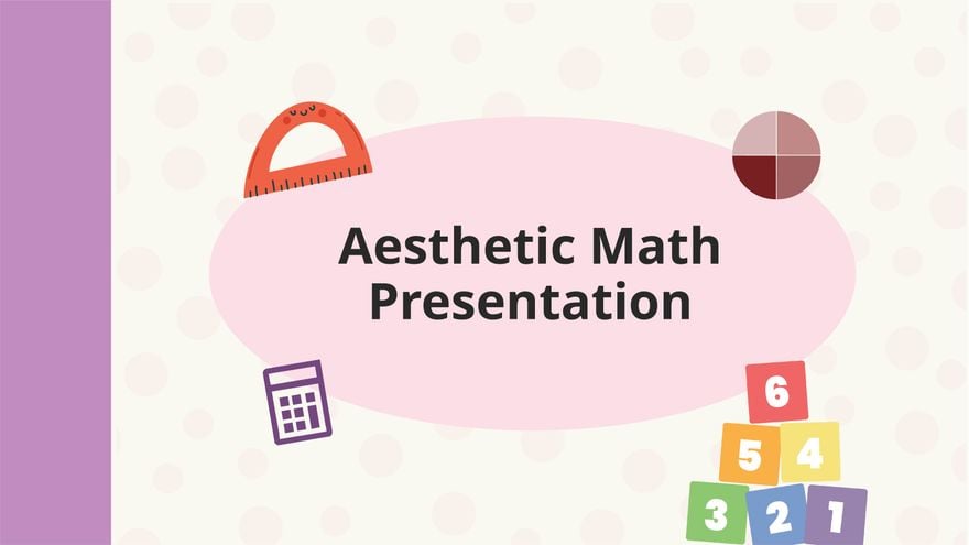 Aesthetic Math Presentation