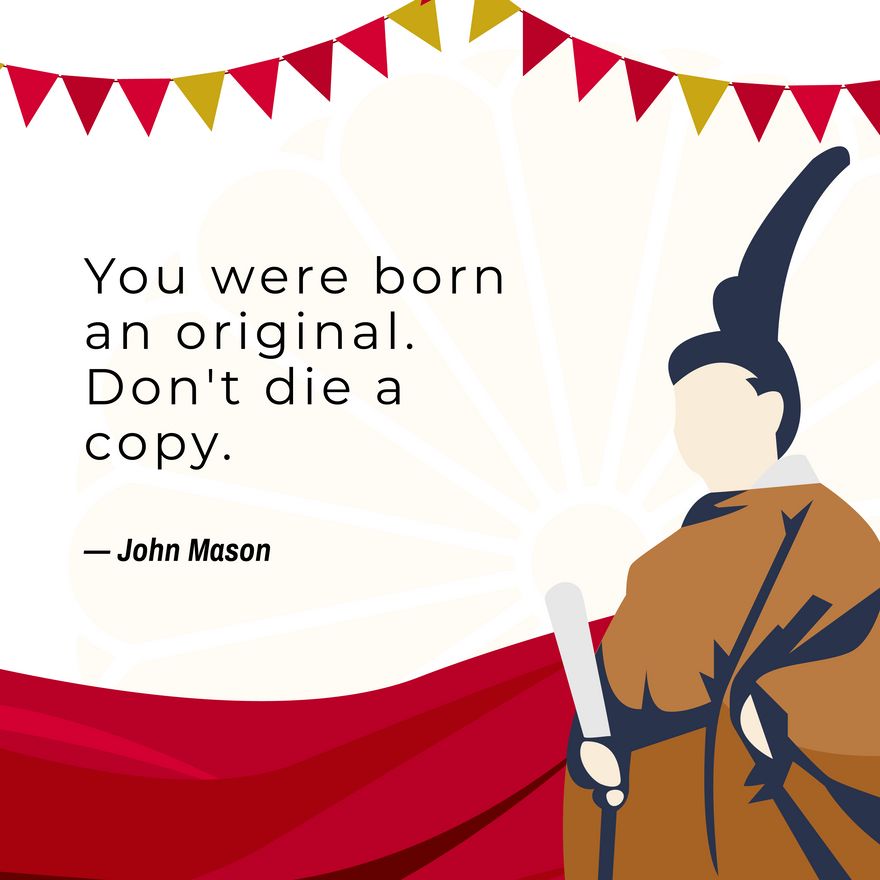 Emperor's Birthday Quote Vector