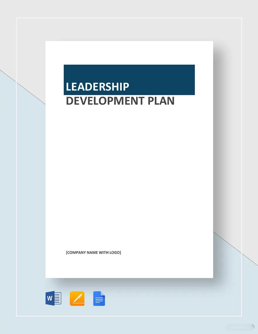 Leadership Action Plan Template