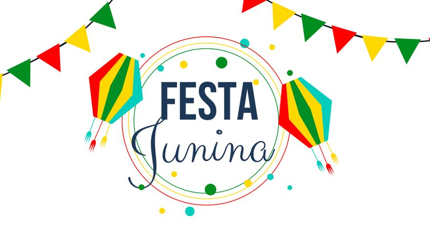 Free Festa Junina Wallpaper Background in PDF, Illustrator, PSD, EPS, SVG, JPG, PNG