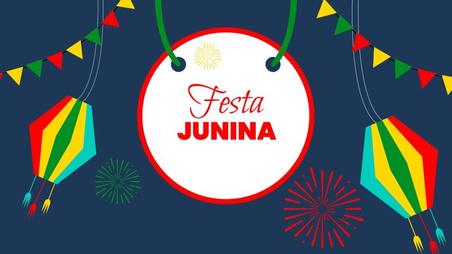 Free Festa Junina Vector Background