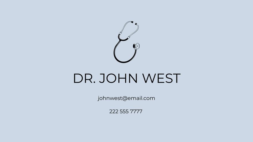 Free Surgeon Style Healthcare Center Presentation Template to Edit Online
