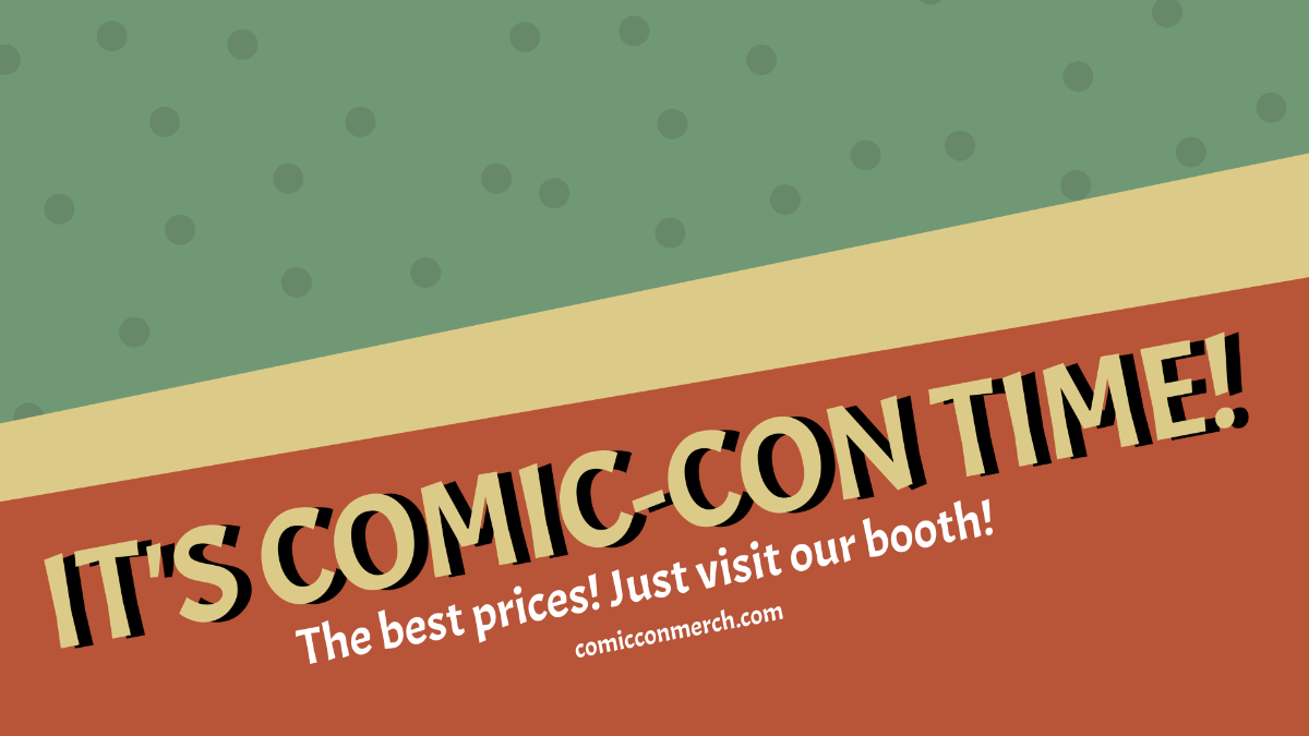 Comic-Con Flyer Background Template