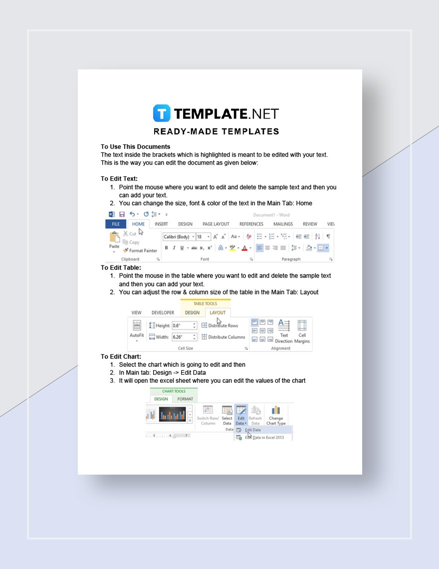 Clothing Business Plan Template