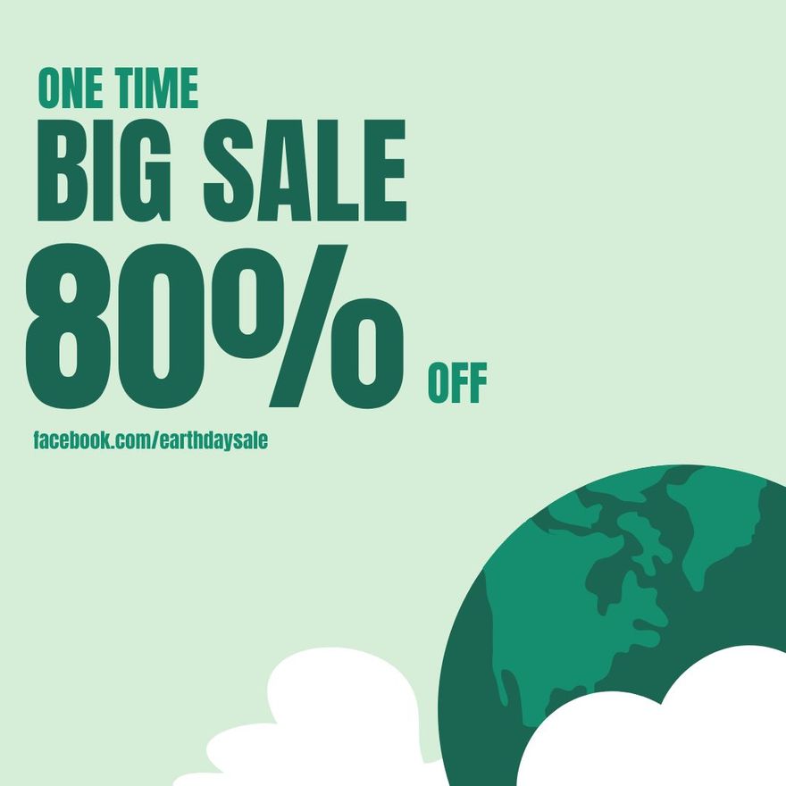 Free Earth Day Facebook Ad Banner Template to Edit Online Free Earth Day Facebook Ad Banner Template to Edit Online