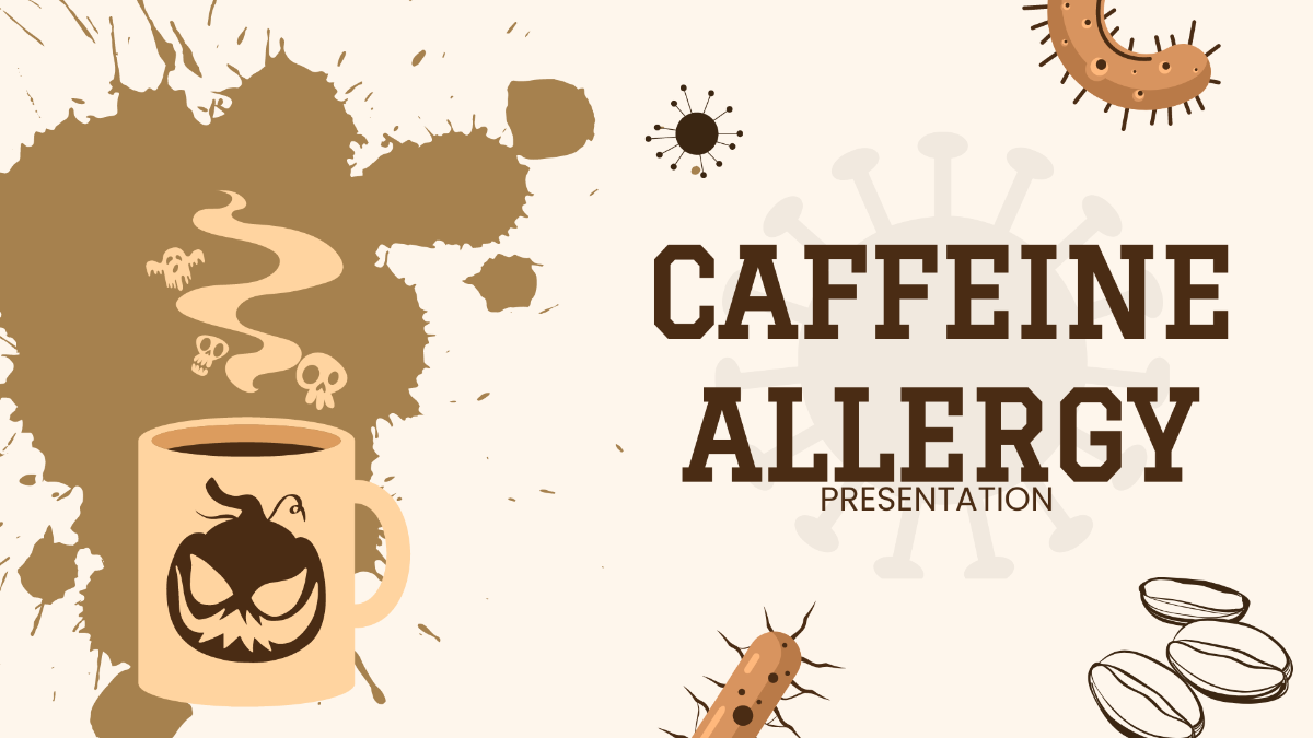 Caffeine Allergy Presentation Template