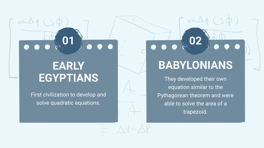 Free Simple Math Presentation Template to Edit Online