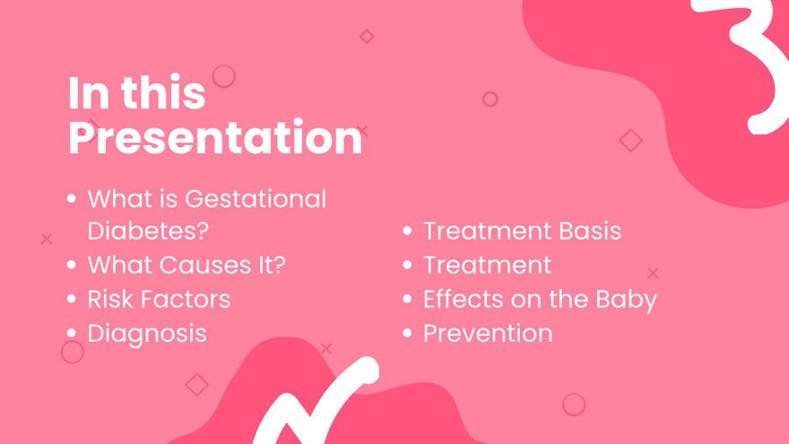 Free Gestational Diabetes Presentation Template to Edit Online