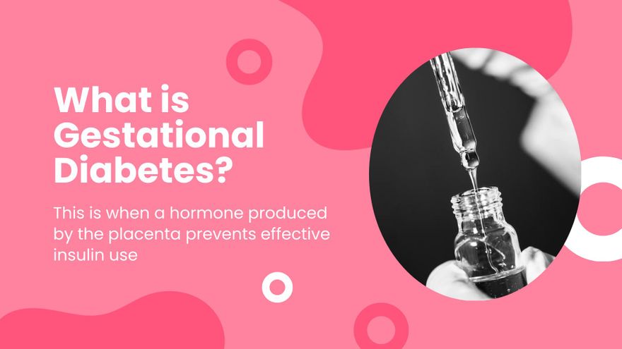 Free Gestational Diabetes Presentation Template to Edit Online