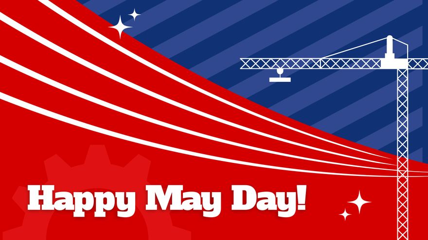 Free May Day Abstract Background in PDF, Illustrator, PSD, EPS, SVG, JPG, PNG
