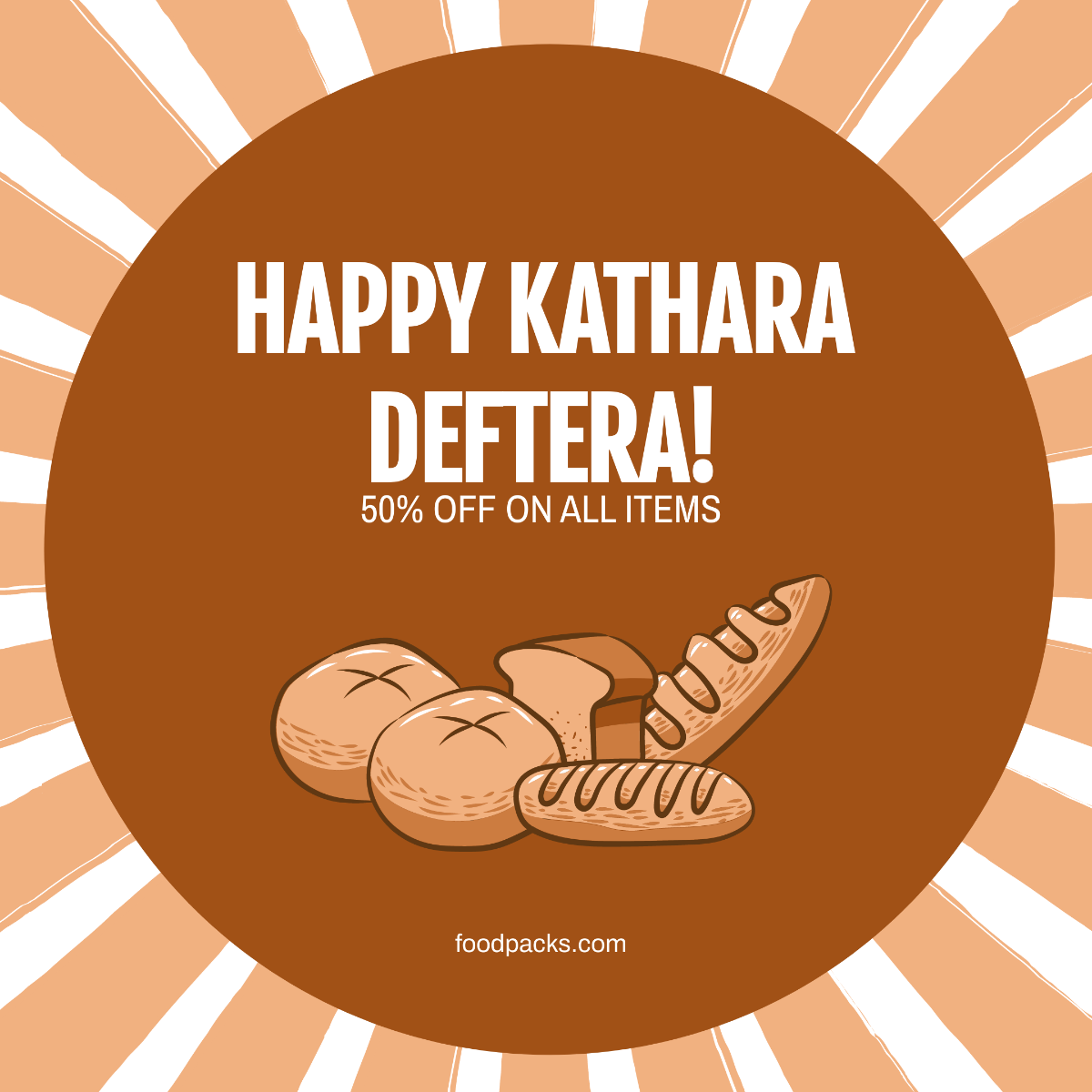 Kathara Deftera Flyer Vector Template