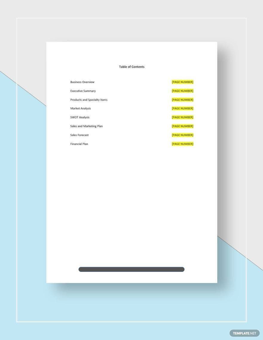 Consignment Shop Business Plan Template