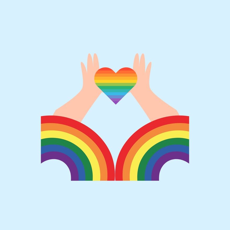Free Pride Month Design Clipart in Illustrator, PSD, EPS, SVG, JPG, PNG