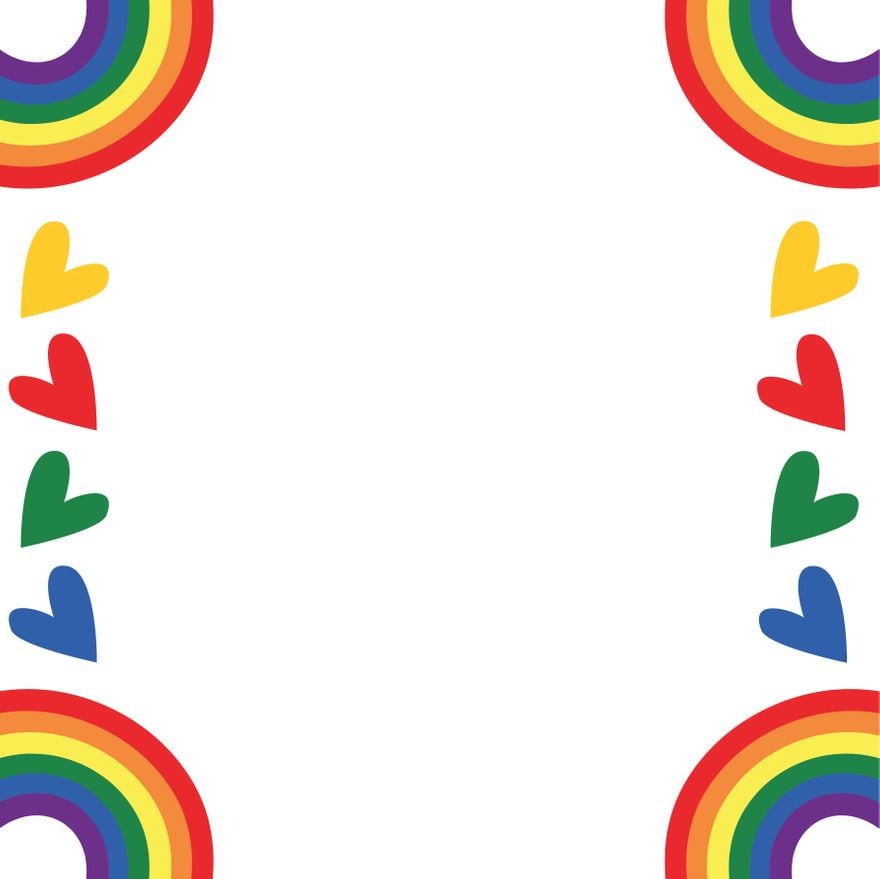 Pride Month Border Clipart