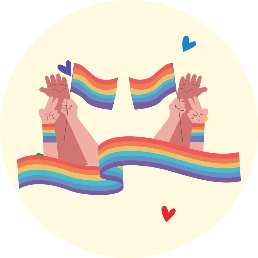 Transparent Pride Month Clipart in Illustrator, PSD, EPS, SVG, JPG, PNG