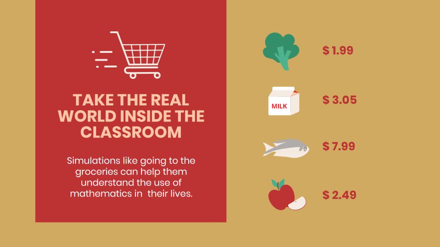 Free Infographics Math Presentation Template to Edit Online