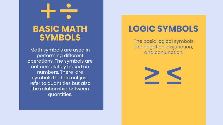Free Background Math Presentation Template to Edit Online