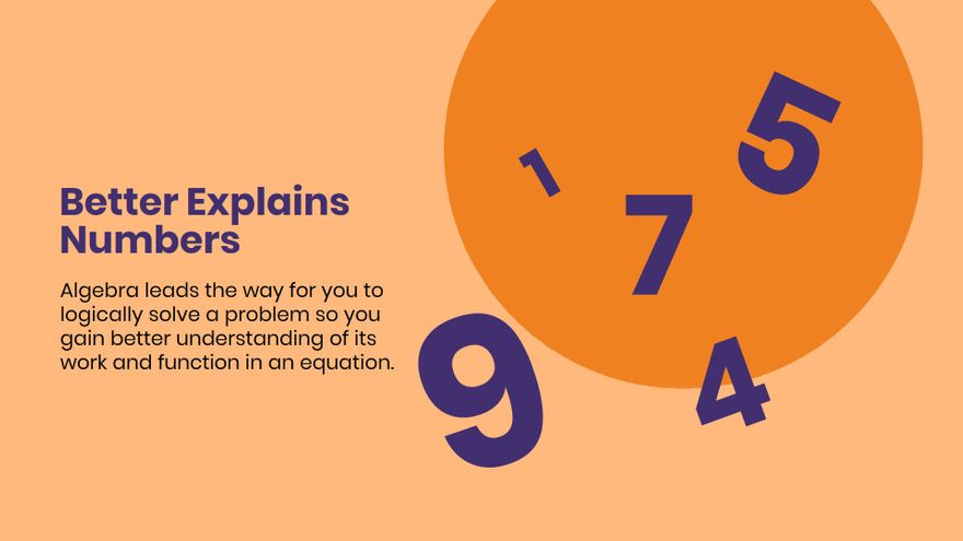 Free Design Math Presentation Template to Edit Online