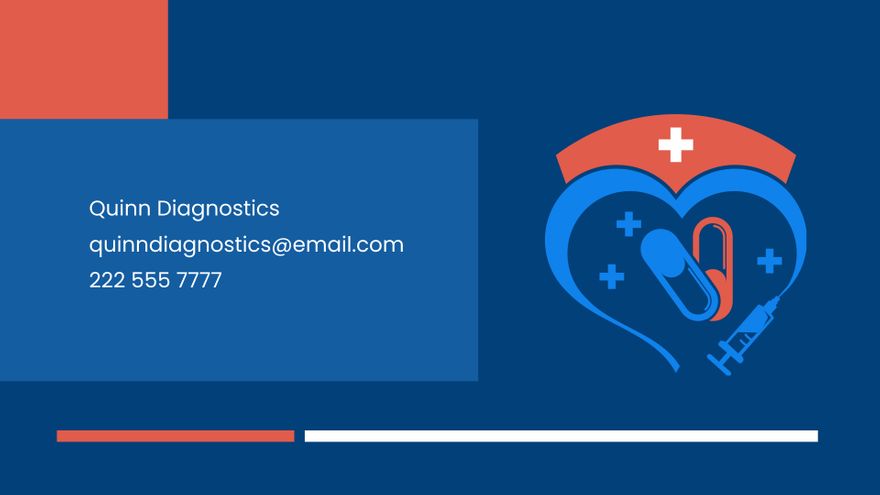 Free Scanner Diagnostic Center Presentation Template to Edit Online