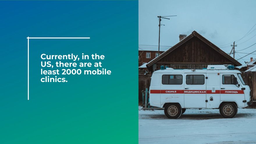 Free Mobile Clinic Services Presentation Template to Edit Online