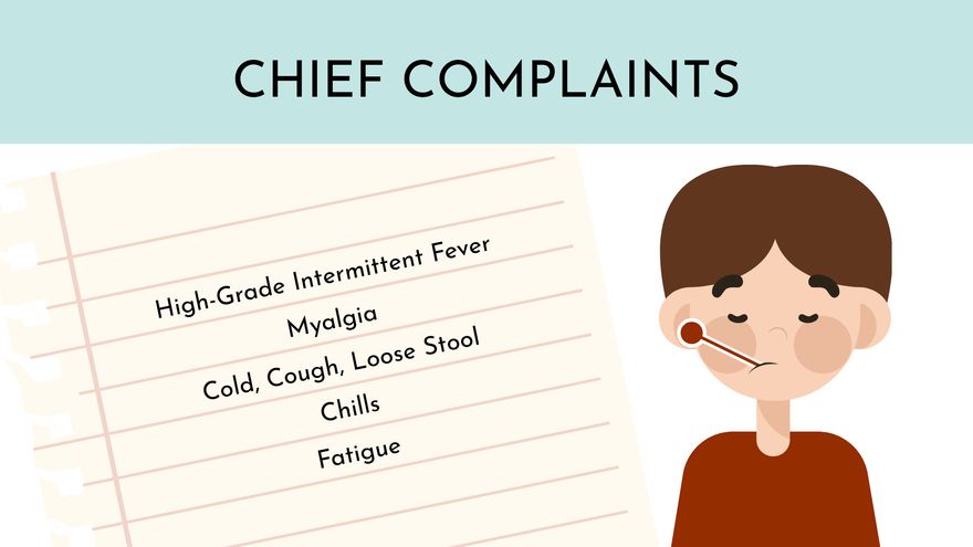 Free Typhoid Clinical Case Report Presentation Template to Edit Online